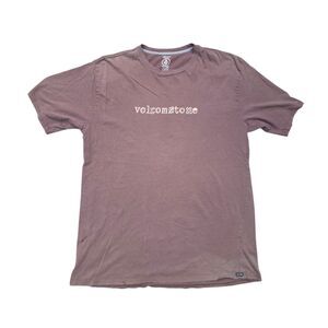 Volcom Brown Short Sleeve Graphic Volcom Stone T Shirt Men's XL Skateboarding